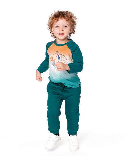 Fleece Sweatpants with Articulated Knees (Toddler & Little Kid)
