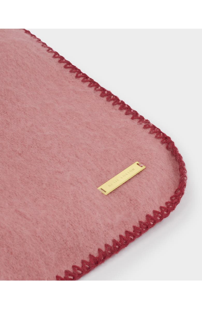 Katie Loxton Whipstitch Scarf in Dusty Pink, Alternate, color, Dusty Pink