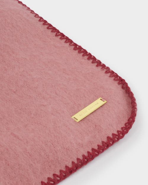 Katie Loxton Whipstitch Scarf In Pink
