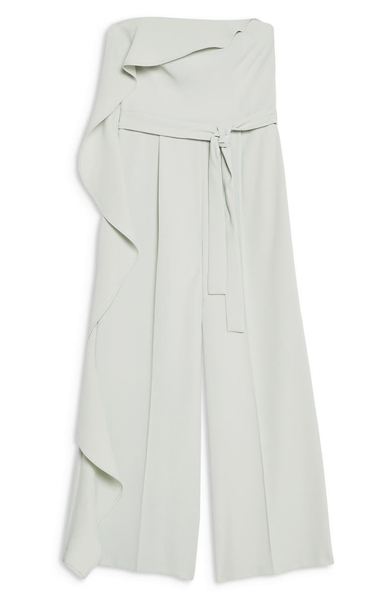 Topshop Frill Bandeau Jumpsuit, Alternate, color,