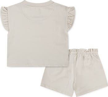 French Terry T-Shirt and Shorts Set