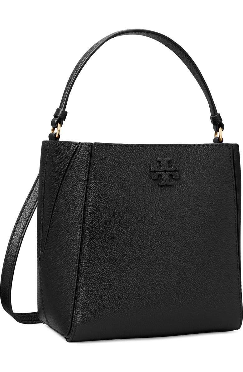 Tory Burch Small McGraw Leather Bucket Bag, Alternate, color,
