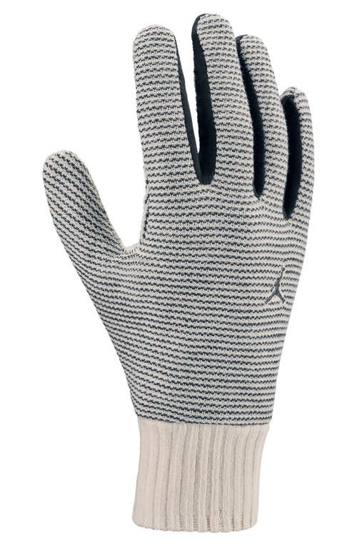 Jordan Airy Knit Touchscreen Gloves In Gray