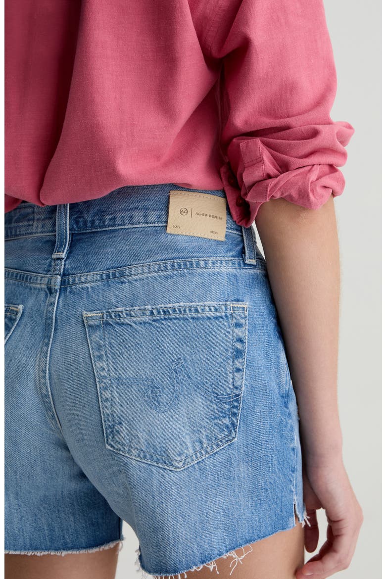 Halle Cutoff Denim Shorts, Alternate, color, 17 YEARS DIVERGENT