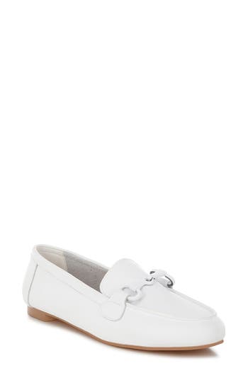 Rag & Co Taranis Bit Loafer In White