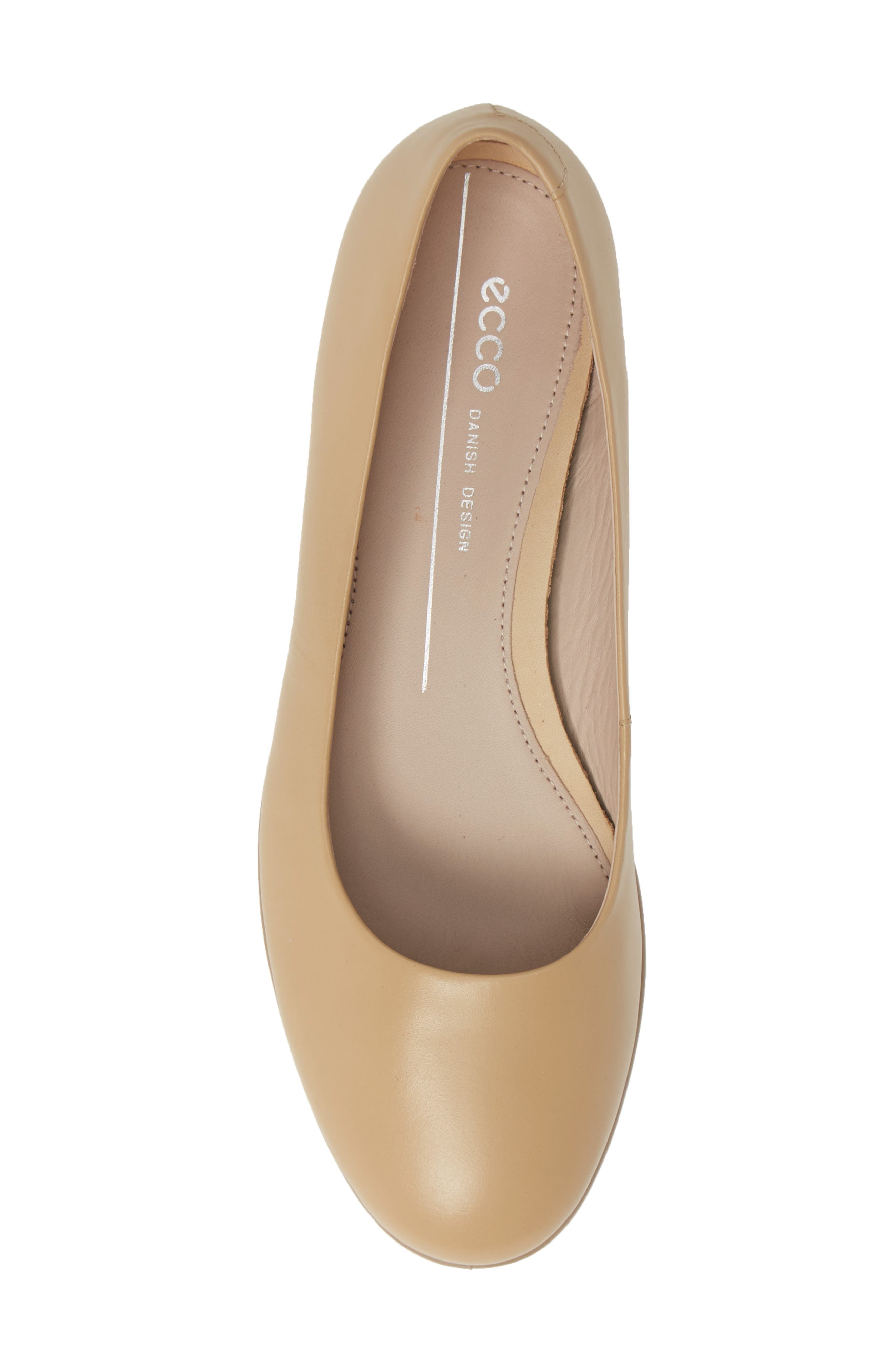 Anine Ballerina Flat, Alternate, color, BEIGE LEATHER