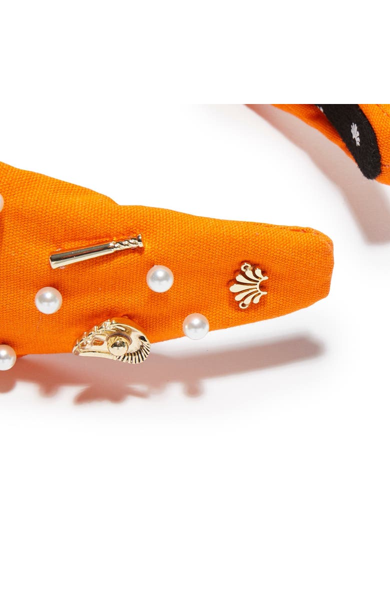 Lele Sadoughi MLB NY Mets Embellished Headband, Alternate, color, Fanta 800