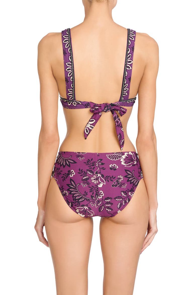 Apollonia Triangle Bikini Top, Alternate, color, VIOLA
