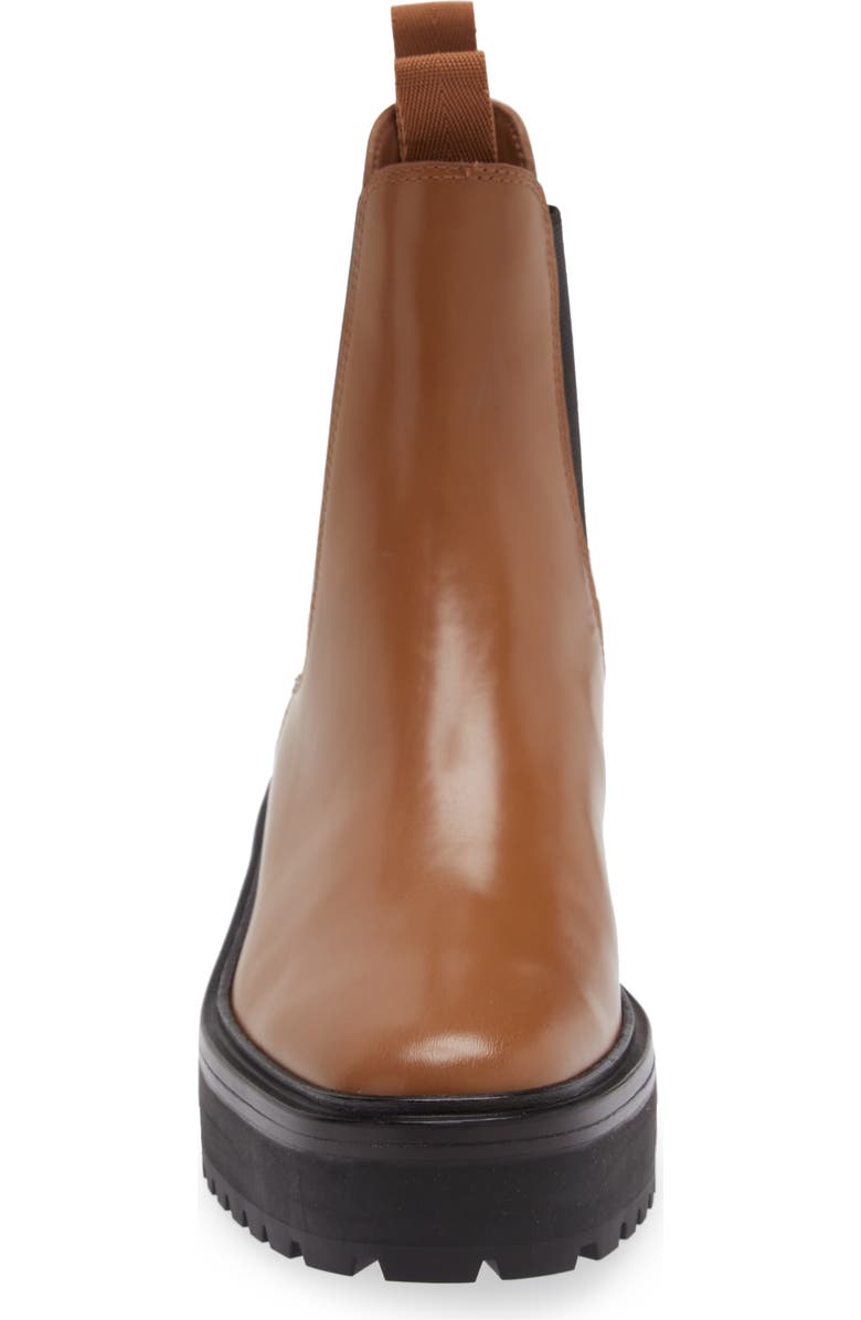 Loeffler Randall Reggie Lug Sole Chelsea Boot, Alternate, color, Safari