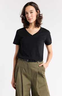 V-Neck Cotton T-Shirt