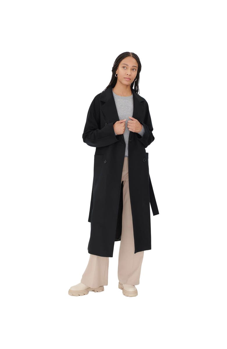 GOBI Mongolian Cashmere Double Breasted Long Coat, Main, color, 