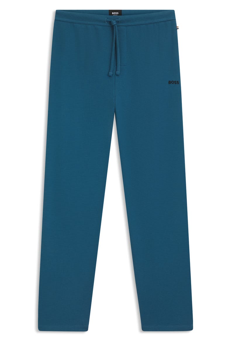 Waffle Knit Lounge Pants, Alternate, color, OPEN BLUE