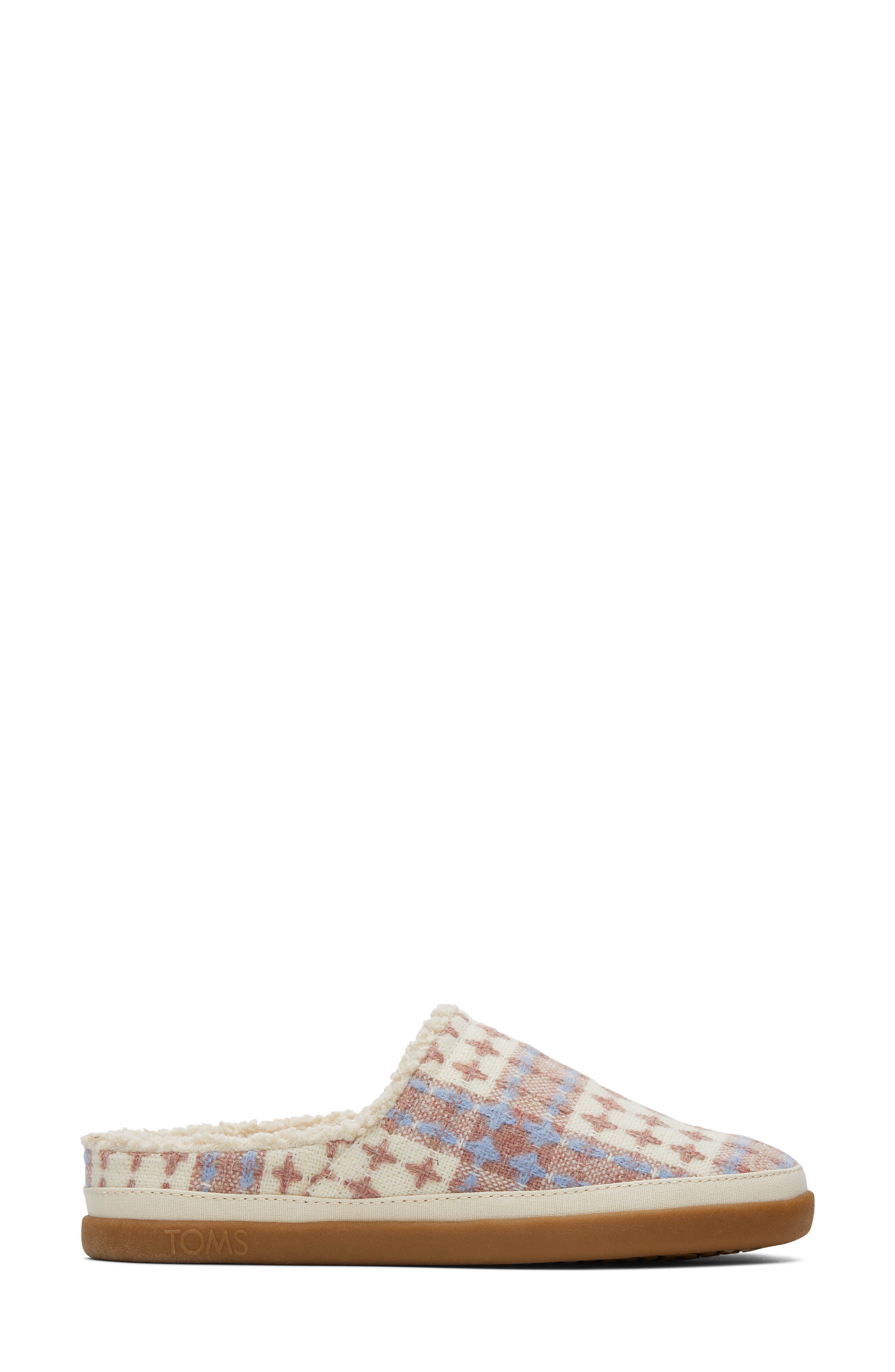 TOMS Sage Faux Shearling Scuff Slipper, Alternate, color, 