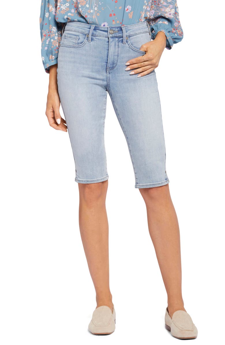 NYDJ Capri Denim Bermuda Shorts, Main, color, 