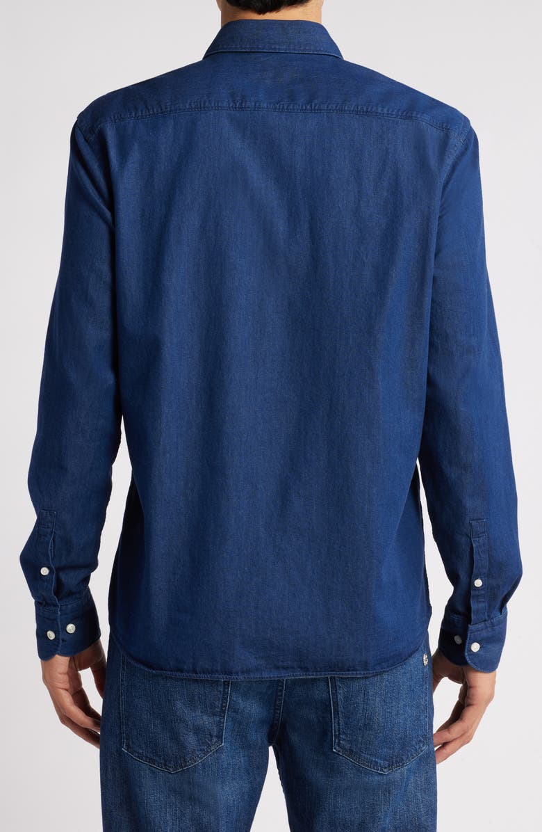 BOSS Hal Kent Casual Fit Cotton Denim Dress Shirt, Alternate, color,