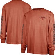 '47 Men's '47 Orange Cleveland Browns Cairn Ravine Foundation Throwback Long Sleeve T-Shirt