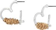 Robert Lee Morris Wire Heart Earrings