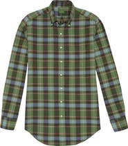 Sid Mashburn Slim Fit Plaid Cotton Madras Button-Down Shirt