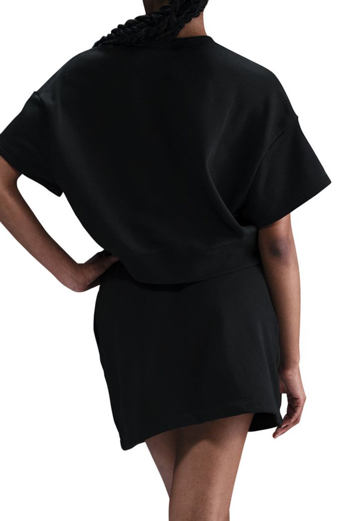 Sportswear Club Short Sleeve Fleece Pullover - image 2