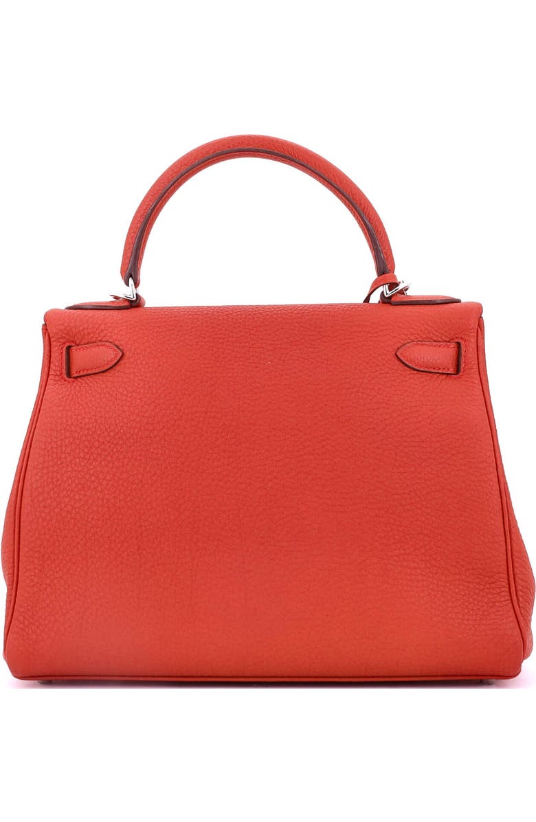 Pre-Owned Hermes Kelly Handbag Red Togo with Palladium Hardware 28, Alternate, color, Rouge Casaque