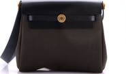 Pre-Owned Hermes Herbag Zip Toile and Leather 20