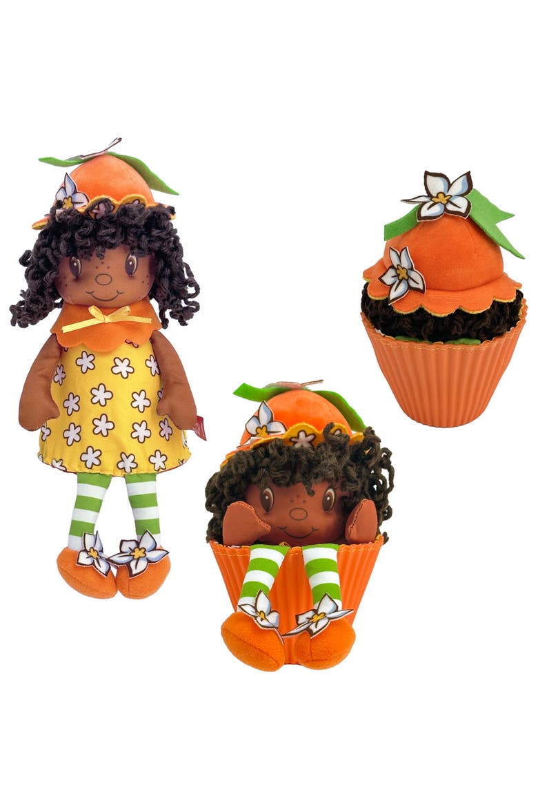 Pop n Flip 9 Inch Orange Blossom Plush Doll, Alternate, color, Orange