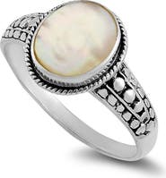 SAMUEL B. Oval Stone Ring