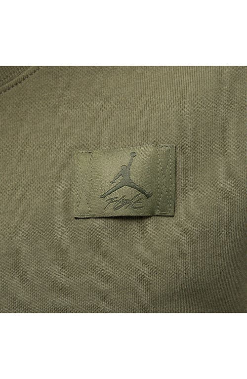 Nike Jordan Flight Essentials Oversized T-shirt In Medium Olive
