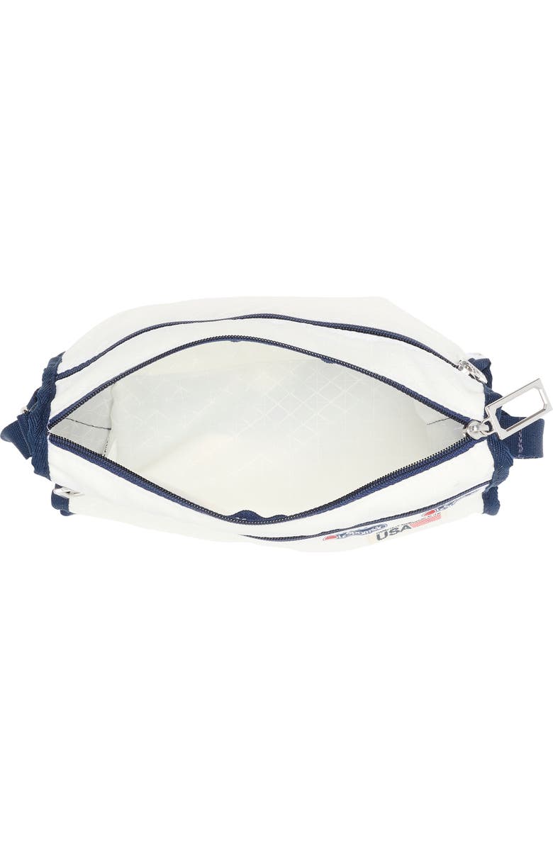 LeSportsac USA Shoulder Bag, Alternate, color, Usa White/ Navy