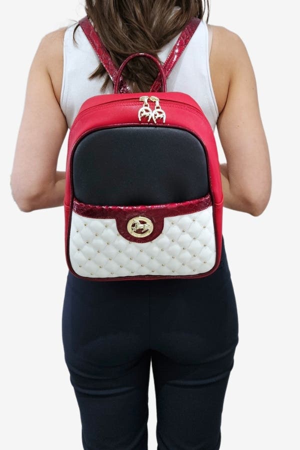 Craft 538 Backpack, Alternate, color, Navy / White / Red