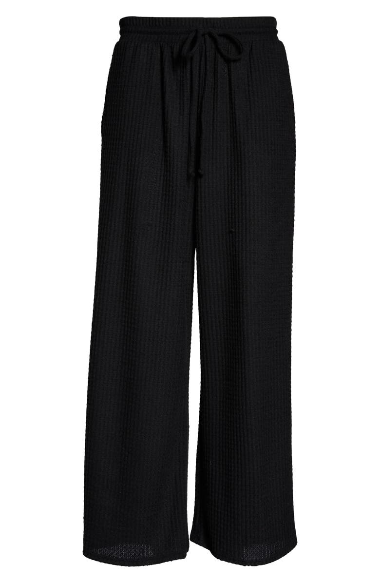 Socialite Waffle Knit Wide Leg Pants, Alternate, color, 