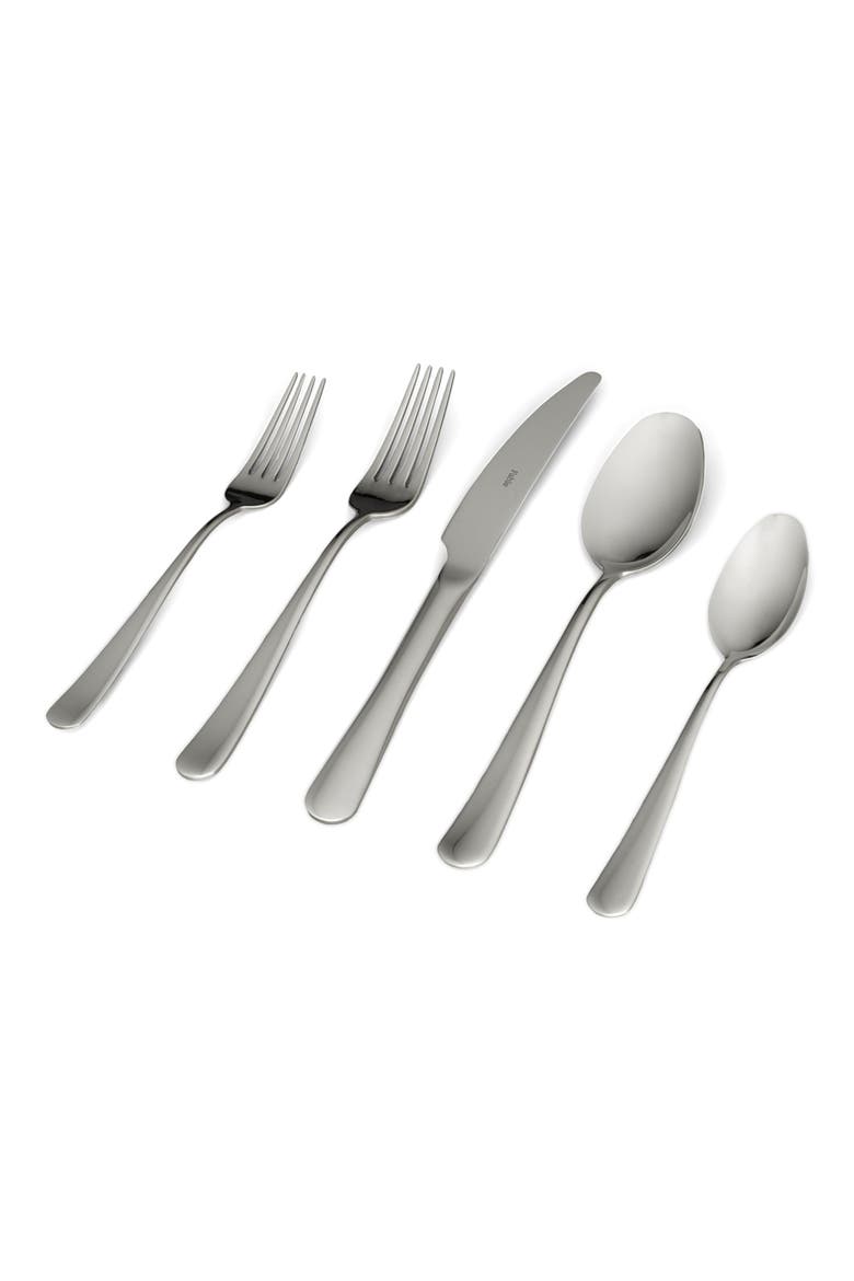 Stainless Steel 20-Piece Flatware Place Setting, Main, color, POLISHED SILVER