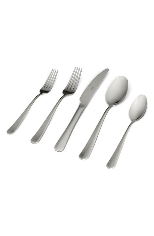 Fable Stainless Steel 20-Piece Flatware Place Setting in Polished Silver 