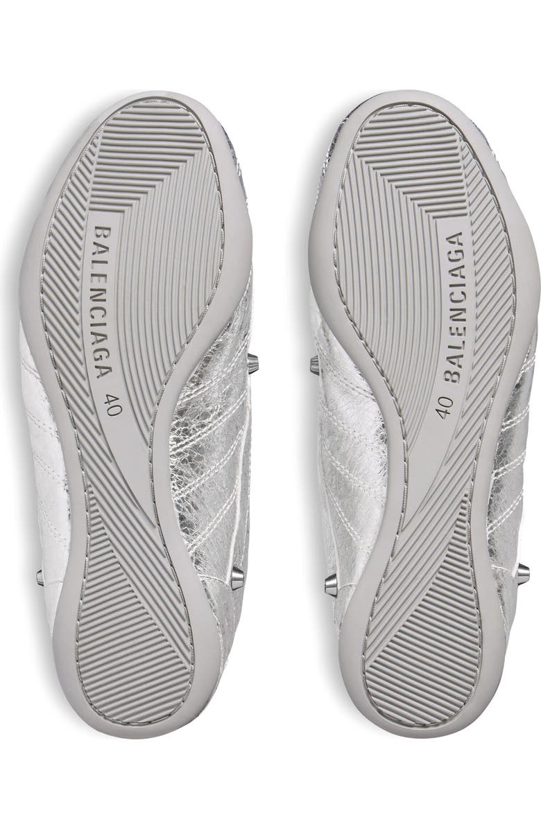 Balenciaga Zen City Metallic Sneaker, Alternate, color, Silver/ Silver