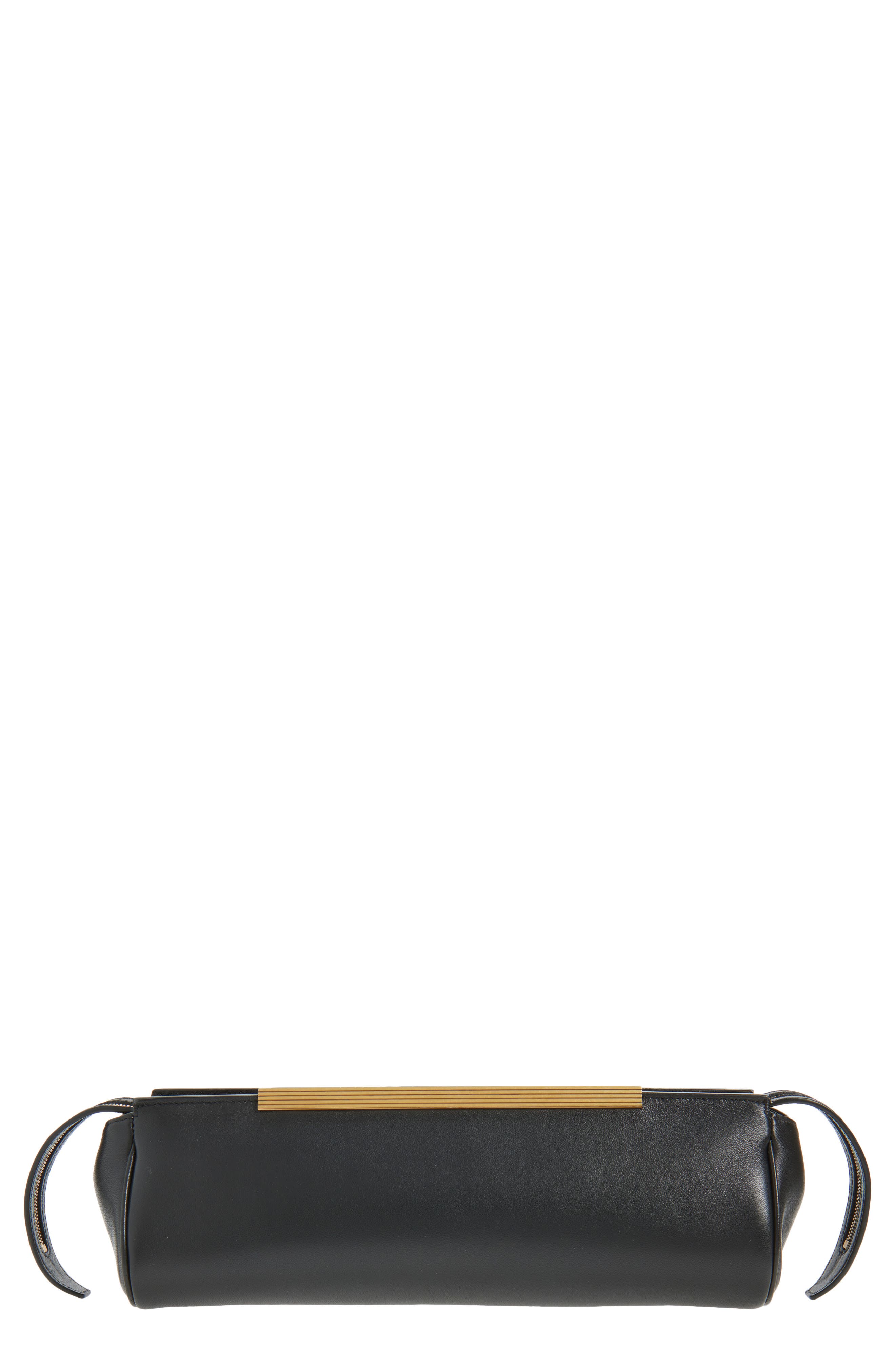 Khaite Donna Evening Clutch, Main, color, Black