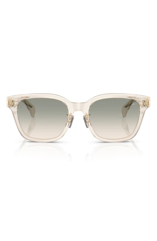 Moncler Claro 54mm Polarized Square Sunglasses In Yellow