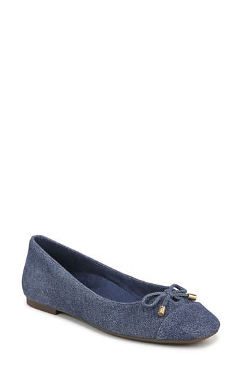Vionic Klara Cap Toe Flat In Blue