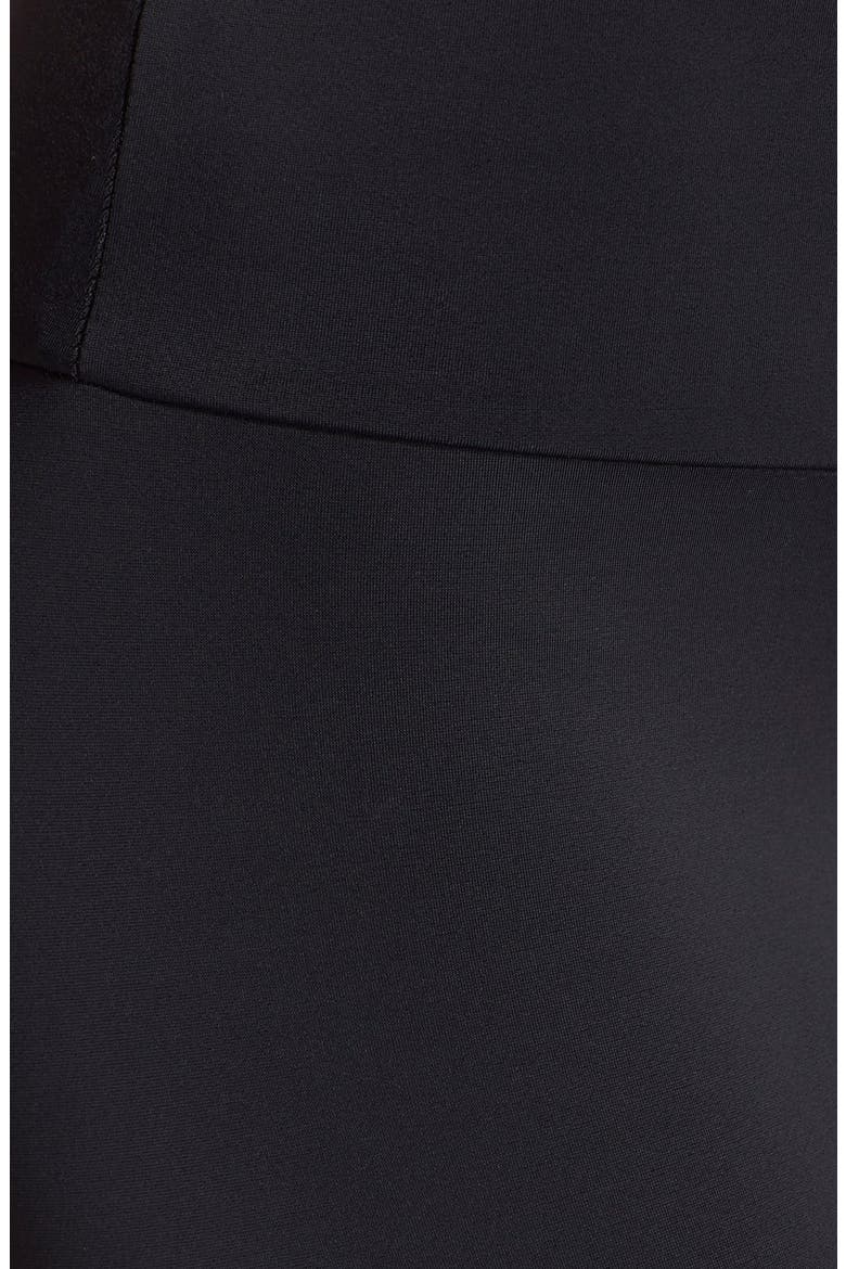 Colorblock Track Leggings, Alternate, color, BLACK