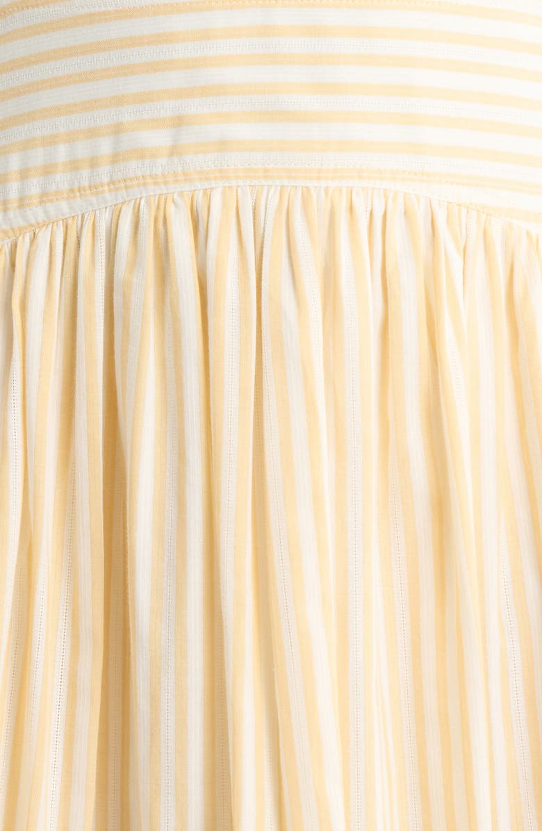 Parker The Julianne Stripe Cotton Maxi Dress, Alternate, color, Pastel Yellow