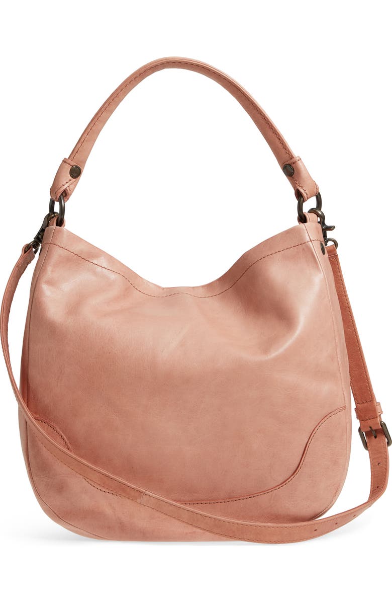 Frye Melissa Leather Hobo, Alternate, color, Dusty Rose