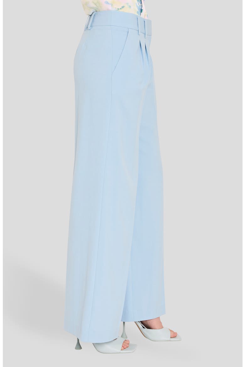 Pleated Wide Leg Pants, Alternate, color, ICE BLUE