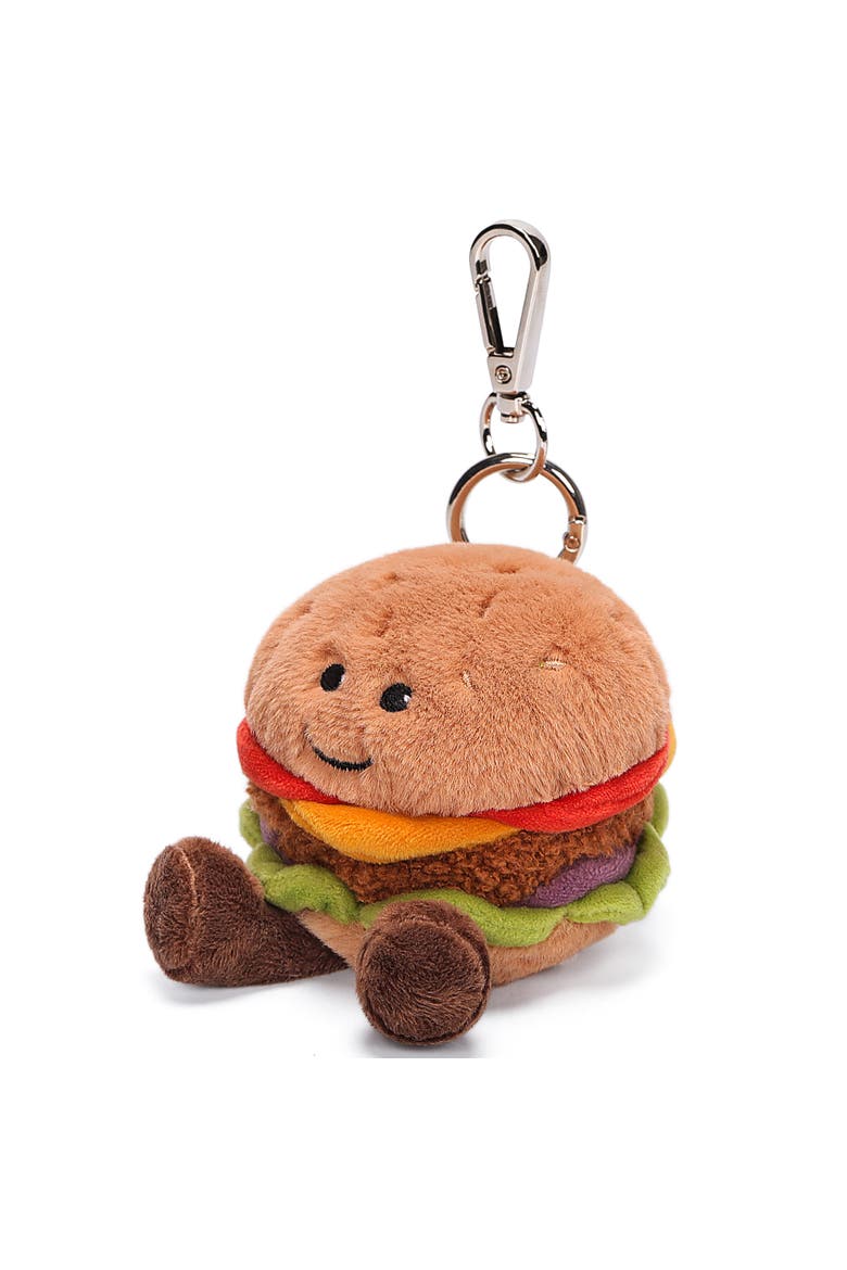 Plush Bag Charm Juicy Cheese Burger, Alternate, color, Multicolored