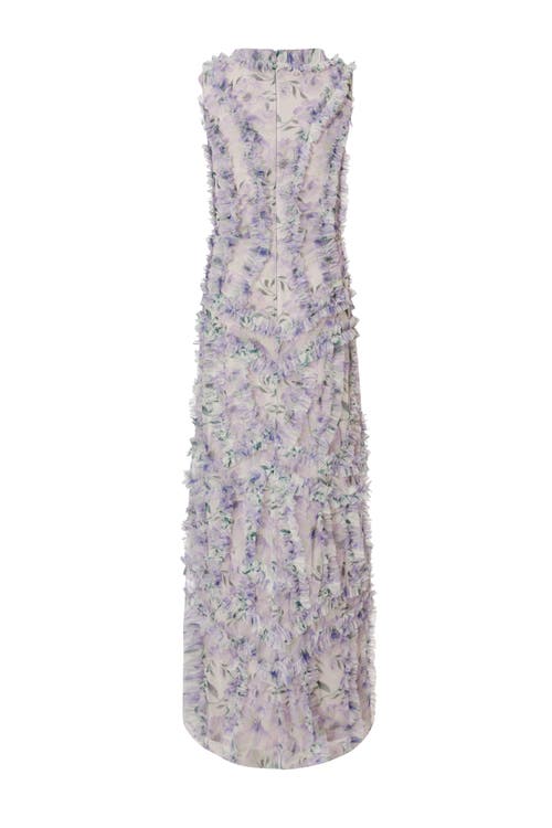 Quiz Floral Maxi Dress In Cream