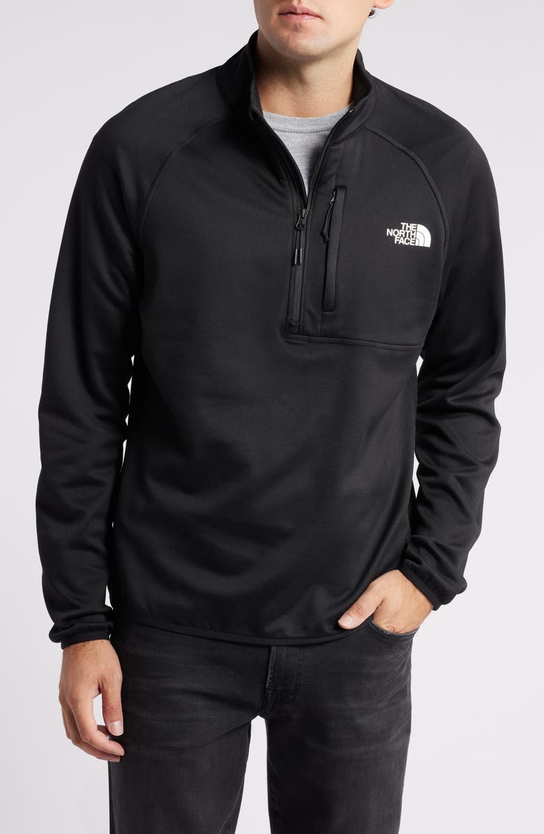 The North Face Canyonlands Quarter Zip Pullover, Main, color, Tnf Black