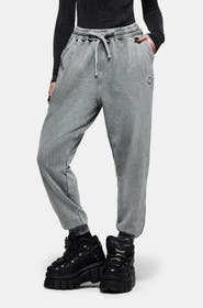 Disturbia Sylph Dove Embroidered Cuffed Jogger