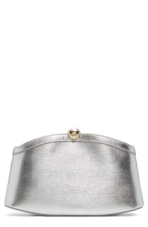 Aster Leather Clutch