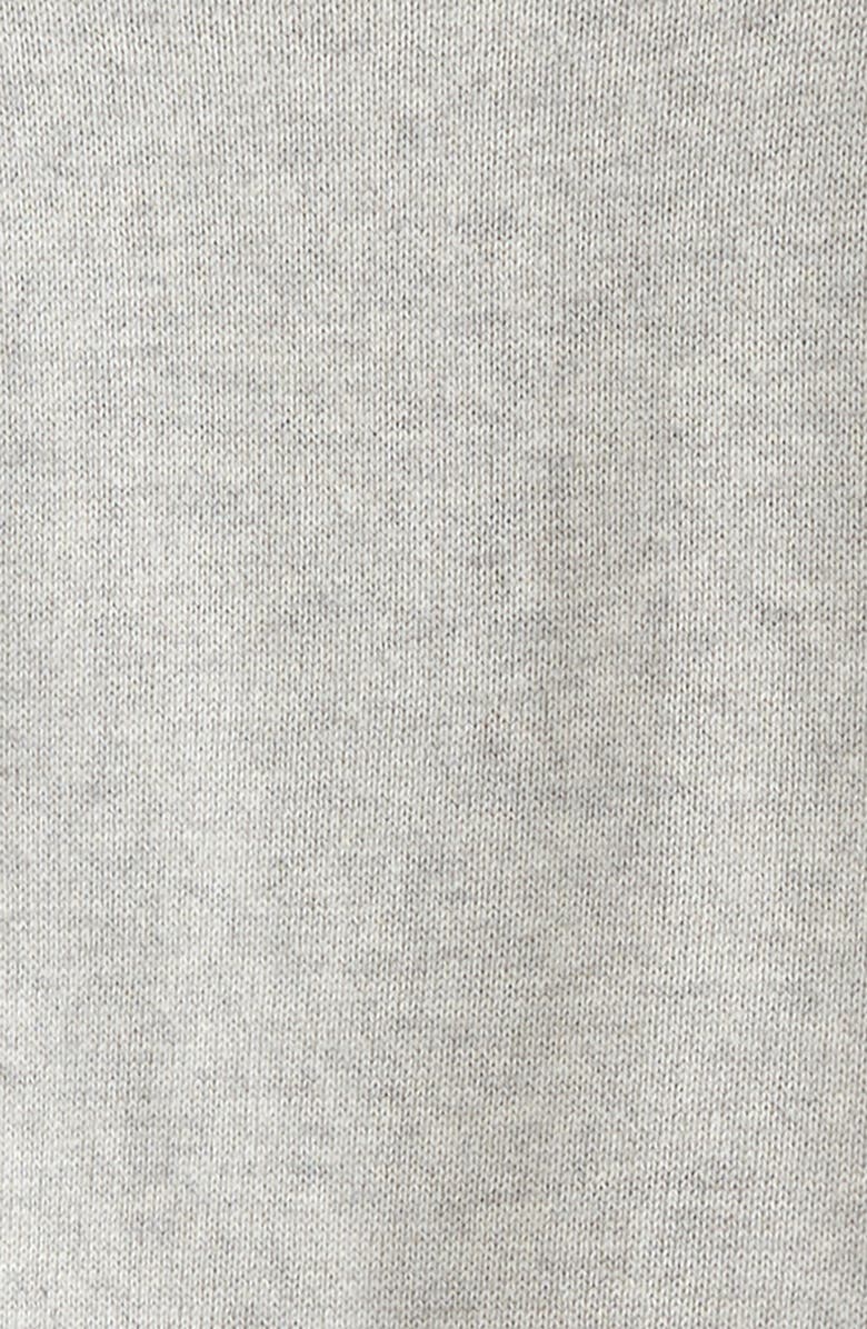 Nordstrom Motif Short Sleeve Cotton Blend Sweater & Shorts Set, Alternate, color, Grey Light Heather Whale Buddy