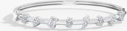 Everlee Spaced Multi-Shape Lab Diamond Bangle in 14K Gold