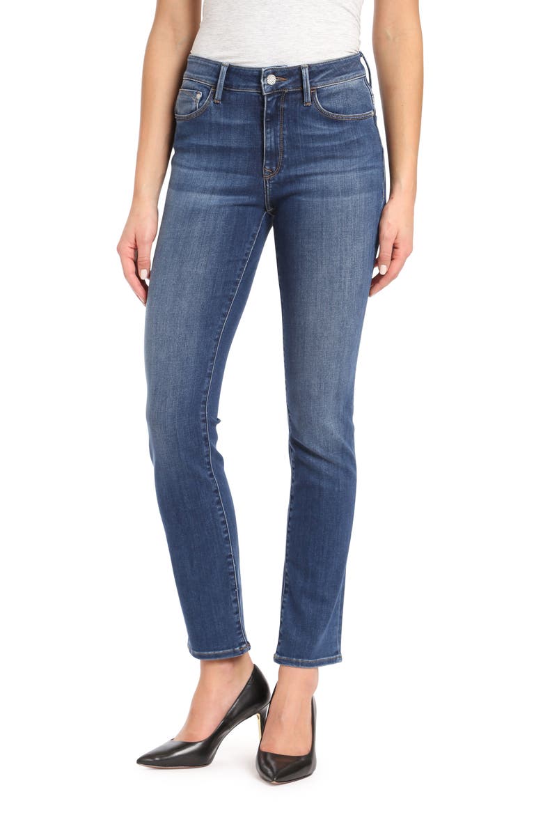Kendra Straight Leg Jeans, Main, color, INDIGO SUPERSOFT
