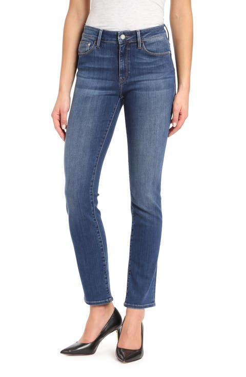 Kendra Straight Leg Jeans (Indigo Super Soft)